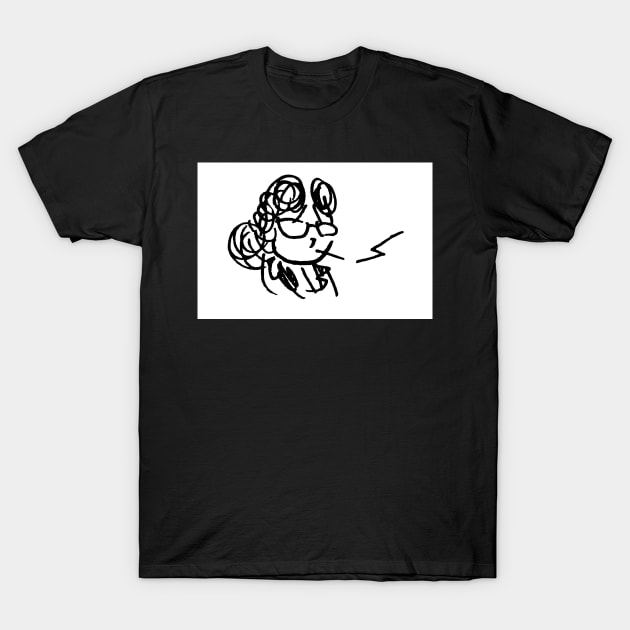 Smoker Gal T-Shirt by joshthecartoonguy